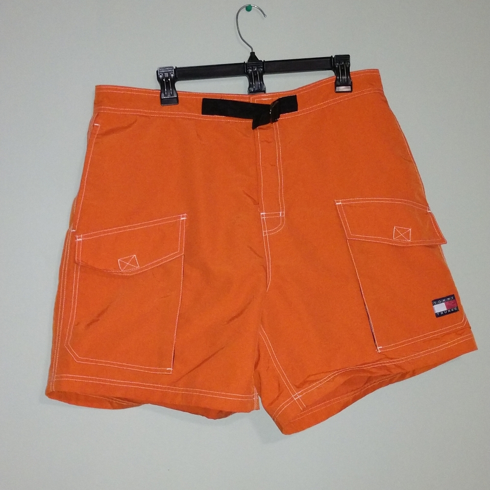 Tommy Hilfiger Men's Swim Trunks Orange size XL